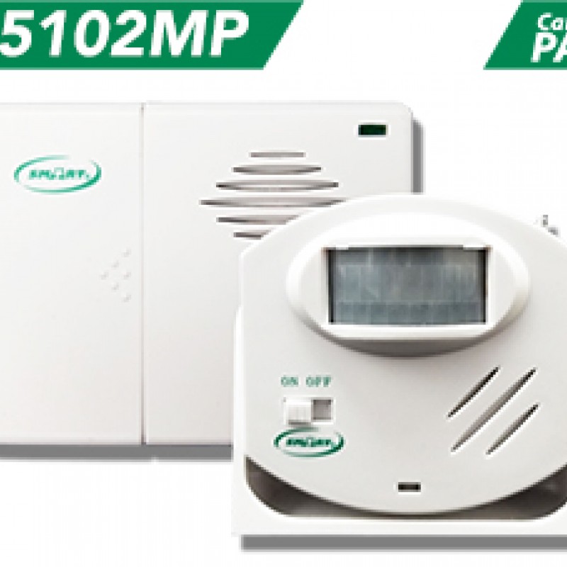 SMART motion sensor and pager (one-to-one system)