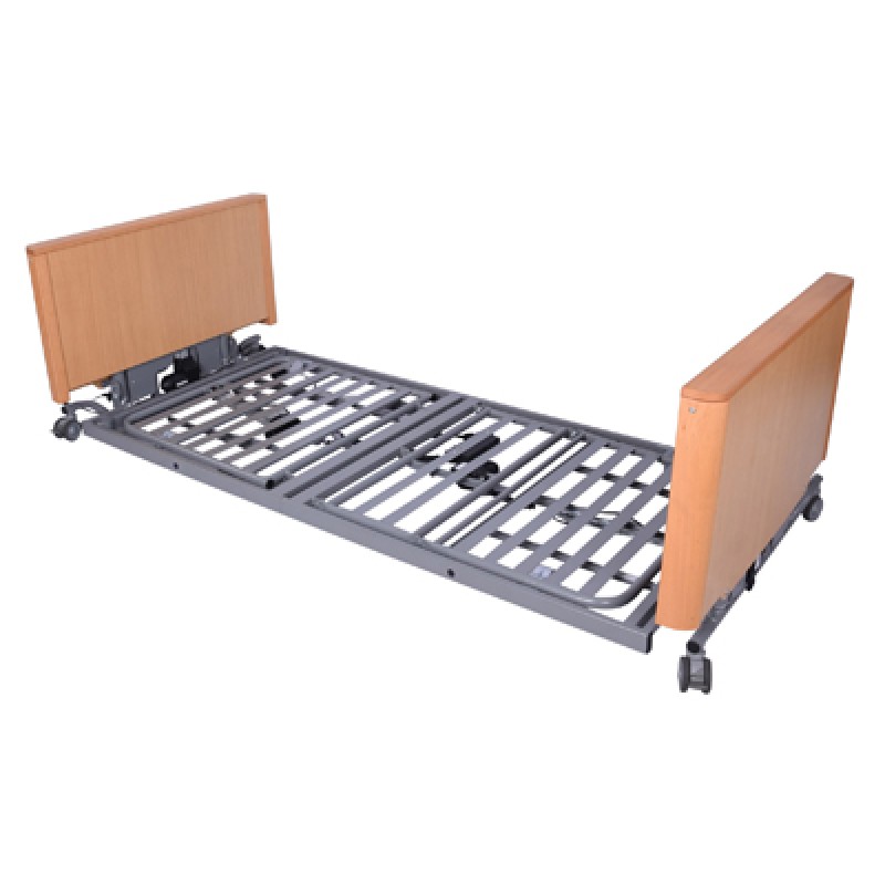 Woburn Ultra Low 800 Bed with Auto Regression & Oak Ends Woburn Ultra Low 800 Bed with Auto Regression & Oak Ends